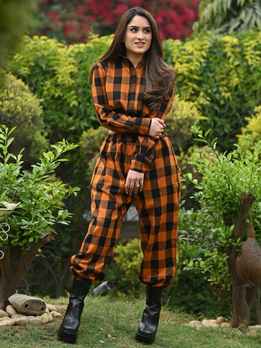 Lakdkiwale Yellow jogger set