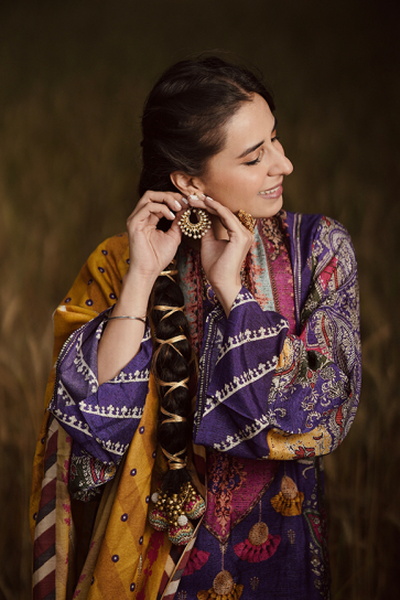 The Boozy Button Ikk Kudi Yellow Cotton Silk Kurta Pants