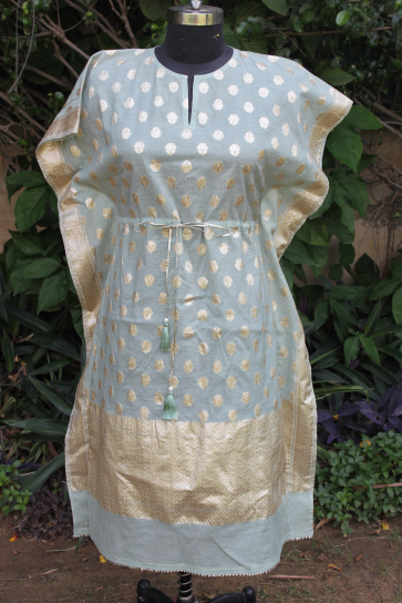 Festive Light Blue Kaftan