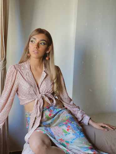 Bailamos Knot-Me Top & Skirt