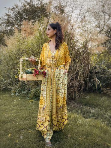 Bridgeton Jumpsuit Shrug Set