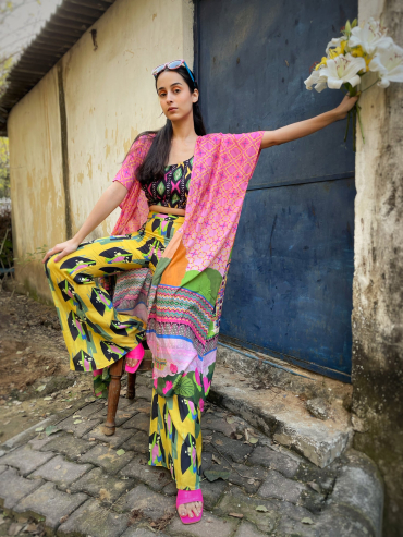 Romeo Long Cape Pant Top Set