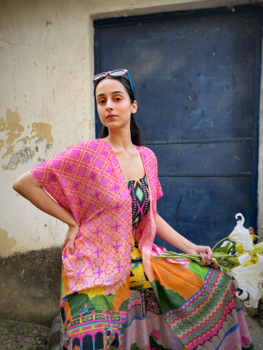 Romeo Long Cape Pant Top Set