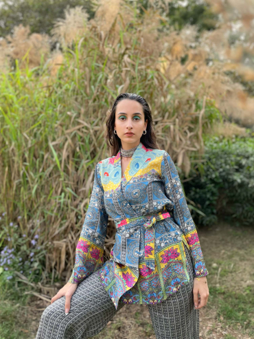 Lila Grace Robe Pant Set