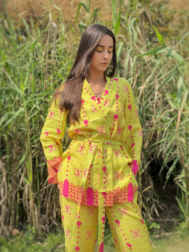 Kendall Robe Pant Set