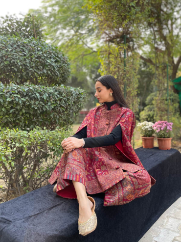 Red Cape and Pant