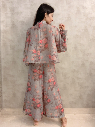 Frill top with Knotted Bottoms