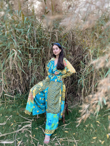 Krishnae Jumpsuit Shrug Set