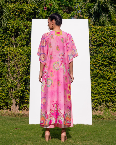 Pink Kaftan Pant set