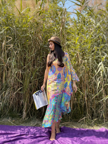 Laher Off shoulder dress