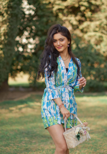 Lola Robe and Shorts Set