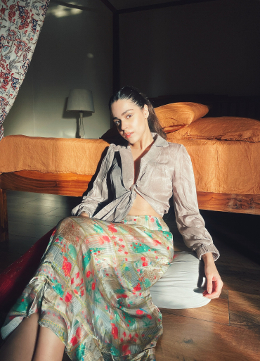 Macarena Knot-Me Top & Skirt