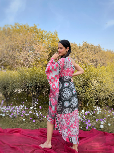 Radwah Off shoulder dress