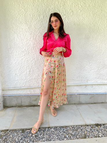 Rosalia Knot-Me Top & Skirt