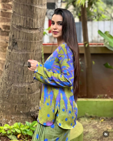 The Boozy Button Green Green Cotton Silk Dhoti Kurta Co Ord Set Plus Size