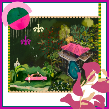 Wonderland Scarf & Pocket Square