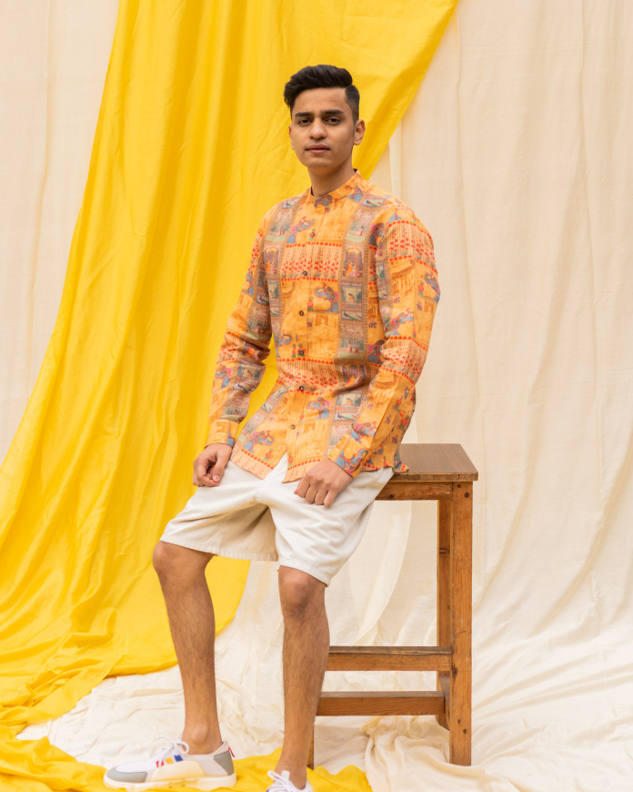 Boys short kurti store
